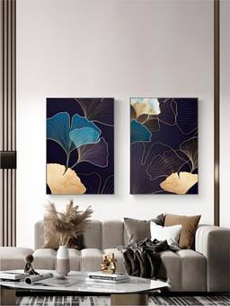 The Handmade Flair - Botanical Floral Framed Wall Art (Pack of 2)