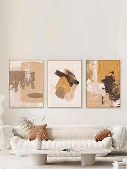 The Handmade Flair - Fashionable Thick Framed Wall Art (Pack of 3)
