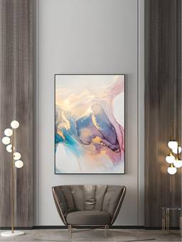 The Handmade Flair - Nordic Liquid Framed Wall Art