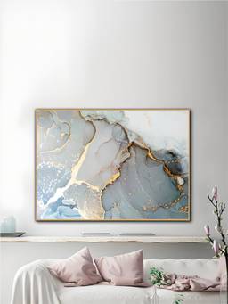 The Handmade Flair - Nordic Liquid Framed Wall Art