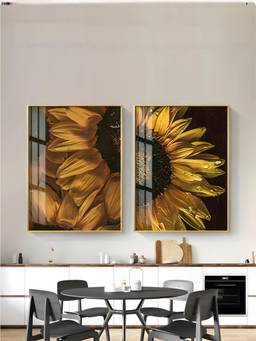 The Handmade Flair - Botanical Floral Framed Wall Art (Pack of 2)