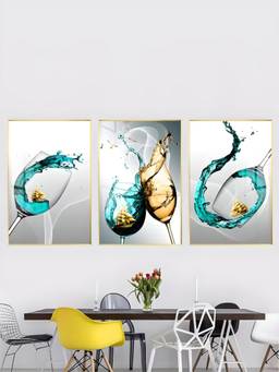 The Handmade Flair - Nordic Style Framed Wall Art (Pack of 3)
