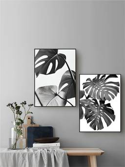 The Handmade Flair - Minimalist Framed Wall Art (Pack of 2)