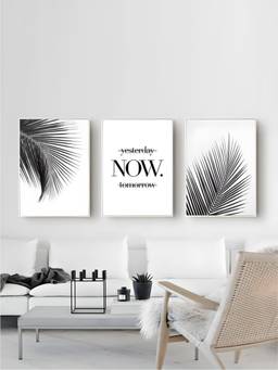 The Handmade Flair - Minimalist Framed Wall Art (Pack of 3)