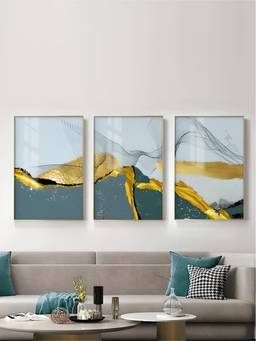 The Handmade Flair - Minimalist Framed Wall Art (Pack of 3)
