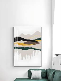 The Handmade Flair - Landscape Mountain Framed Wall Art