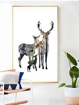 The Handmade Flair - Forest Landscape Framed Wall Art