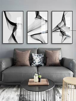 The Handmade Flair - Minimalist Framed Wall Art (Pack of 3)