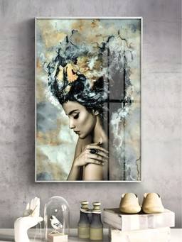 The Handmade Flair - Becomes Marble Framed Wall Art