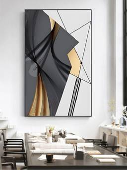 The Handmade Flair - Minimalist Geometric Framed Wall Art