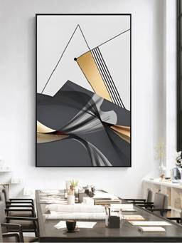 The Handmade Flair - Minimalist Geometric Framed Wall Art
