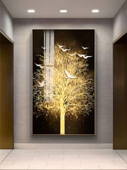 The Handmade Flair - Golden Night Framed Wall Art