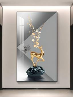 The Handmade Flair - Golden Circle Framed Wall Art