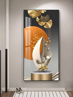 The Handmade Flair - Golden Circle Framed Wall Art