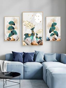 The Handmade Flair - Landscape Framed Wall Art (Pack of 3)