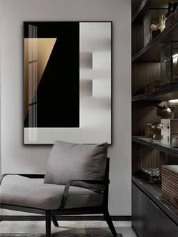 The Handmade Flair - Minimalist Geometric Framed Wall Art