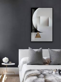The Handmade Flair - Minimalist Geometric Framed Wall Art