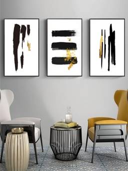 The Handmade Flair - Minimalist Framed Wall Art (Pack of 3)