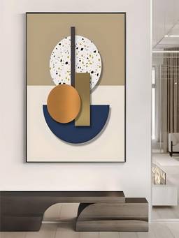 The Handmade Flair - Minimalist Geometric Framed Wall Art