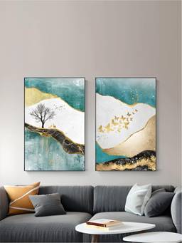 The Handmade Flair - Nordic Framed Wall Art (Pack of 2)