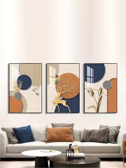 The Handmade Flair - Nordic Framed Wall Art (Pack of 3)