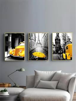 The Handmade Flair - Nordic Framed Wall Art (Pack of 3)