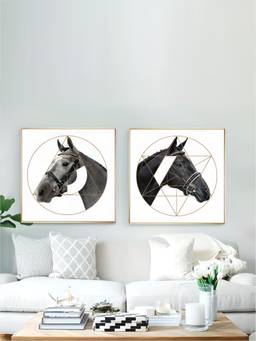 The Handmade Flair - Nordic Framed Wall Art (Pack of 2)