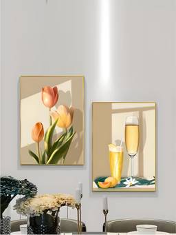 The Handmade Flair - Nordic Framed Wall Art (Pack of 2)