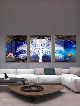 The Handmade Flair - Nordic Framed Wall Art (Pack of 3)