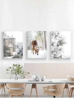 The Handmade Flair - Nordic Framed Wall Art (Pack of 3)