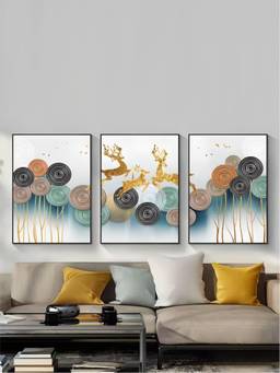 The Handmade Flair - Nordic Framed Wall Art (Pack of 3)