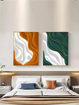 The Handmade Flair - Nordic Framed Wall Art (Pack of 2)