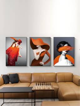 The Handmade Flair - Nordic Framed Wall Art (Pack of 3)