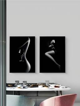 The Handmade Flair - Nordic Framed Wall Art (Pack of 2)