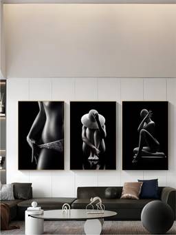 The Handmade Flair - Nordic Framed Wall Art (Pack of 3)