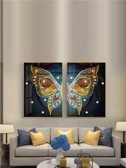 The Handmade Flair - Nordic Framed Wall Art (Pack of 2)