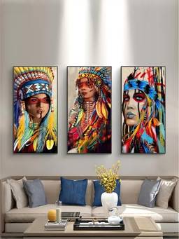 The Handmade Flair - Nordic Framed Wall Art (Pack of 3)