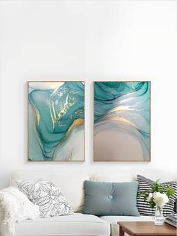 The Handmade Flair - Nordic Framed Wall Art (Pack of 2)