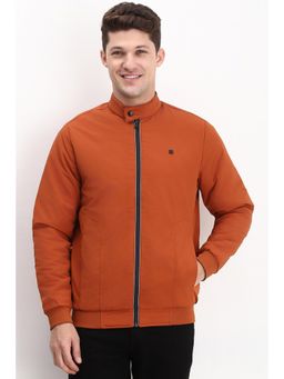 Allen Solly - Men Reversible Navy Solid Full Sleeves Casual Jacket