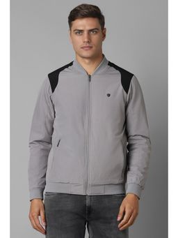 Louis Philippe - Men Casual Grey Print Jackets
