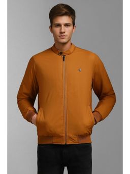 Louis Philippe - Men Casual Yellow Textured Jackets