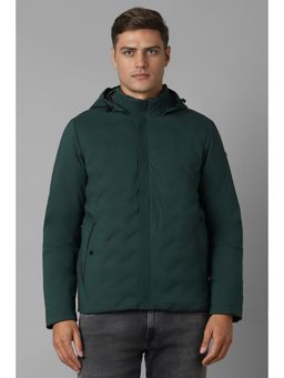 Louis Philippe - Men Casual Green Solid Jackets