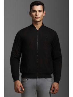 Louis Philippe - Men Casual Black Textured Jackets