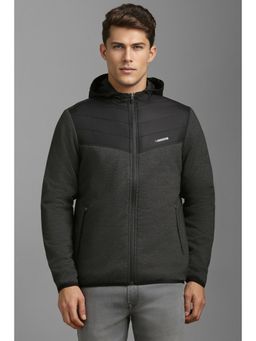 Louis Philippe - Men Casual Grey Textured Jackets