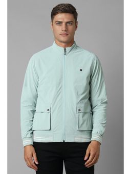 Louis Philippe - Men Casual Blue Solid Jackets