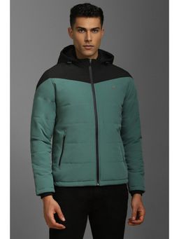 Louis Philippe - Men Casual Green Print Jackets