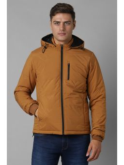 Louis Philippe - Men Casual Khaki Solid Jackets