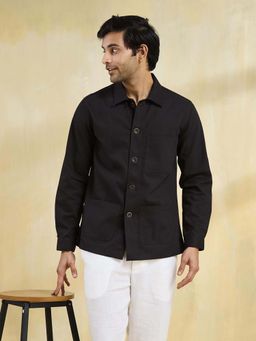 Fabindia - Black Cotton Shacket