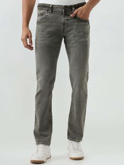 Spykar - Olive Comfort Fit Mid Rise Jeans for Men