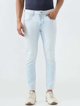 Spykar - Light Blue Slim Fit Mid Rise Jeans for Men